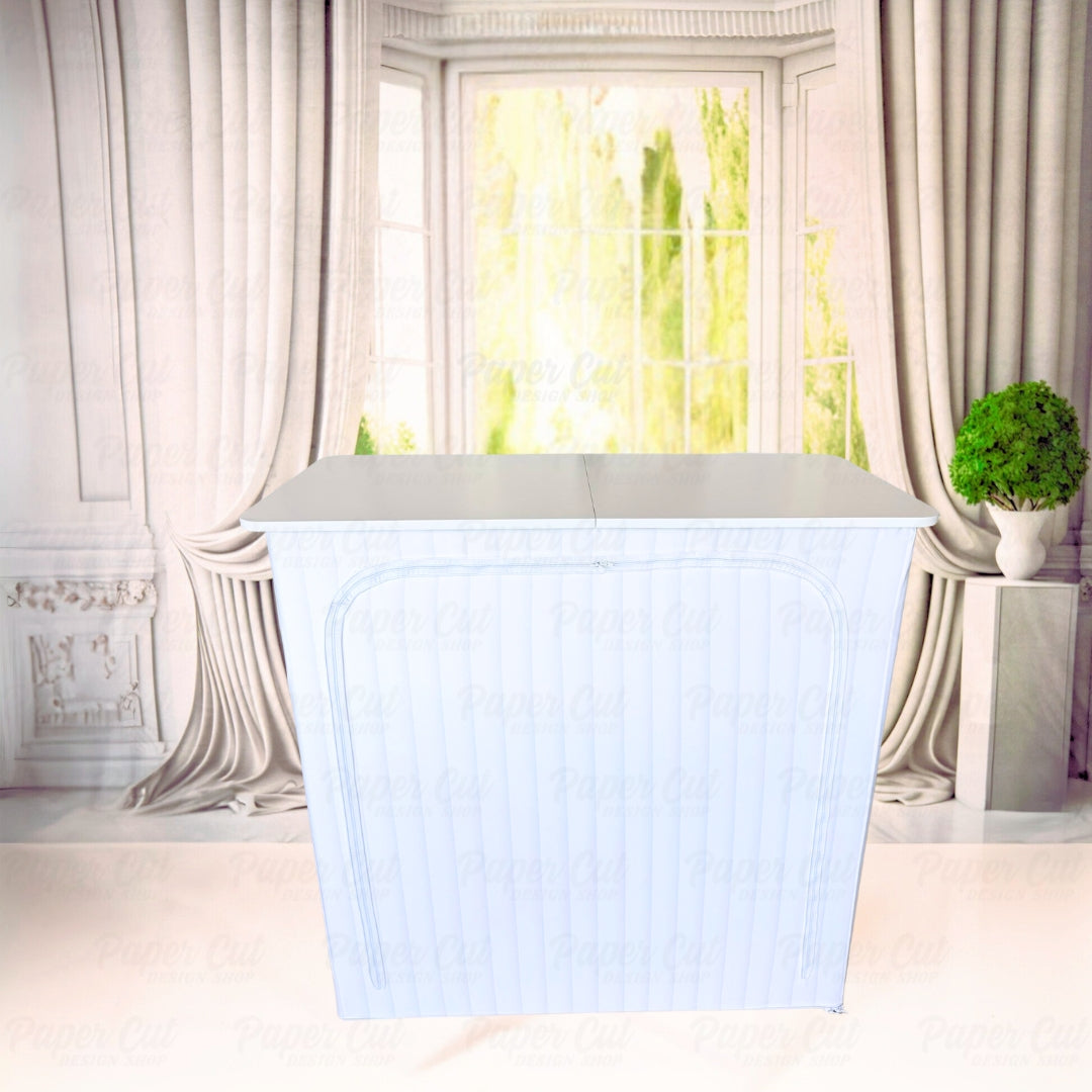 PBX SALE! Large Counter Table White (for Keychain Station)