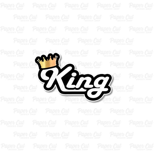 King Photo Booth Props Single Side Prop