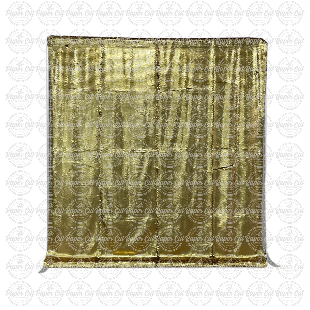 Large Sequins Backdrop - Gold