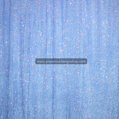 Deluxe Sequins Backdrop Cloth Light Blue Unicorn Color with Rod Pocket 10ft wide x 8ft height