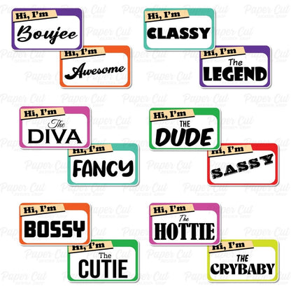 Nametag Style Props Bundle