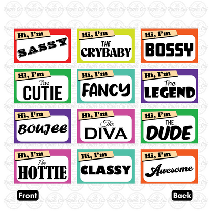 Nametag Bundle (UPDATED SET)