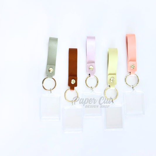 Rectangle Acrylic Photo Keychains Only (Pre-Assembled) 50pcs