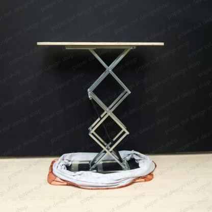 Audio Guestbook Portable Counter Table Black (Pop-up Style)