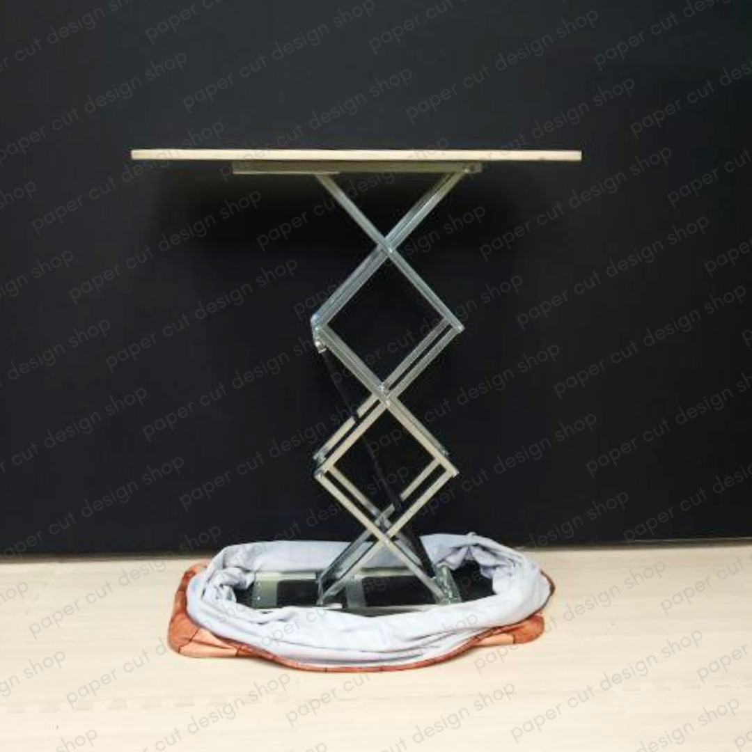 Wood Photo Booth Props Portable Counter Table Black (Pop-up Style ...