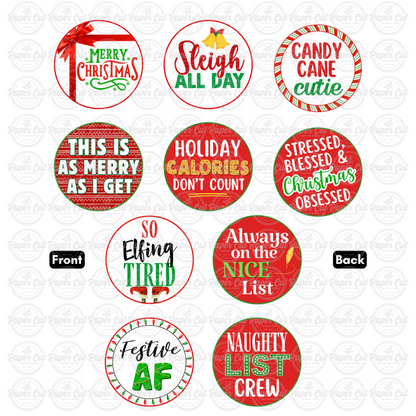 Red Christmas Prop Bundle
