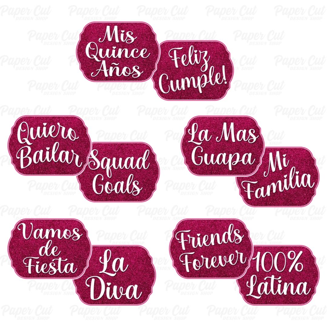 Quince Sparkle Pink Props Bundle