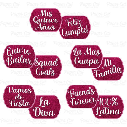 Quince Sparkle Pink Props Bundle