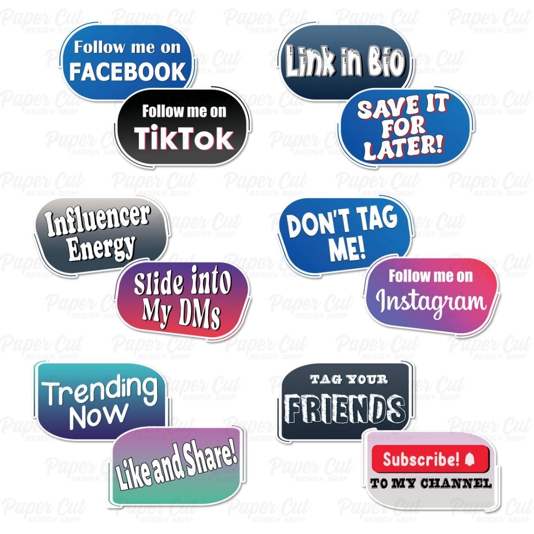 Social Media Props Bundle