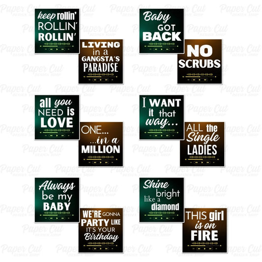 Song Lyrics Props Bundle
