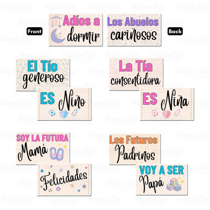 Spanish Baby Shower Prop Bundle