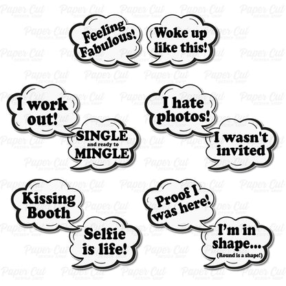Speech Bubbles 2 Prop Bundle
