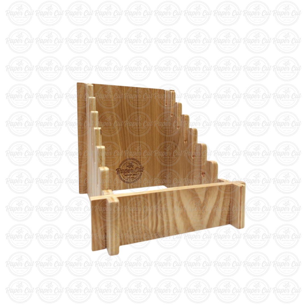 Prop Signs Holder (ladder style) - Natural Wood