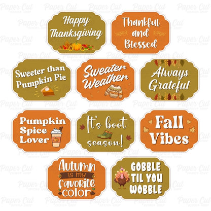 Fall Thanksgiving Props Bundle