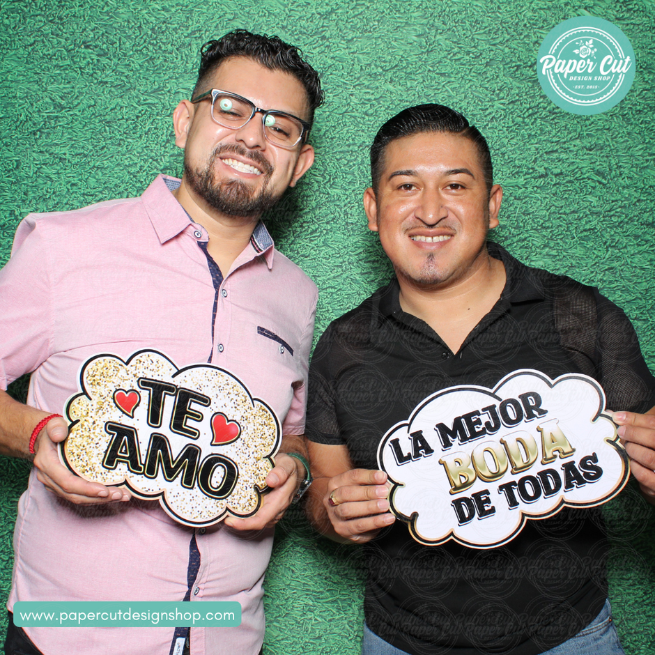 PHOTO BOOTH PROPS & SIGNS – Paper Cut Design Shop