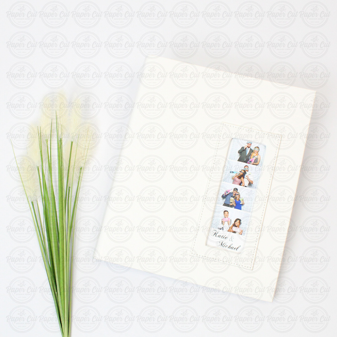 2x6 WHITE Slip-in Album with Keepsake Box