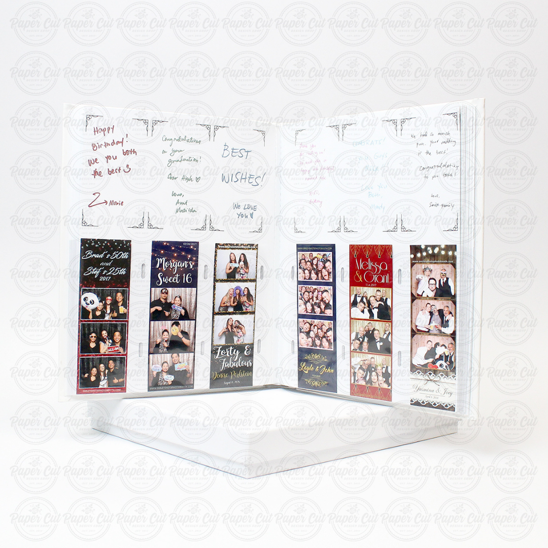 2x6 WHITE Slip-in Album with Keepsake Box