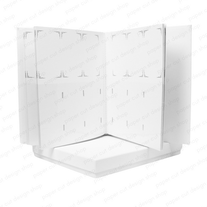 Bulk (Pack of 5 PCS) WHITE Slip-in Photo Booth Album 2x6 Photos Box Included