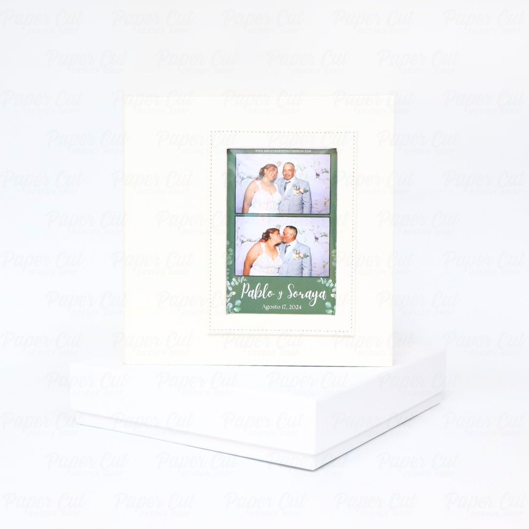 Bulk (Pack of 5 PCS) WHITE VERTICAL 4x6 Slip-in Photo Booth Album with Box Included (Copy)