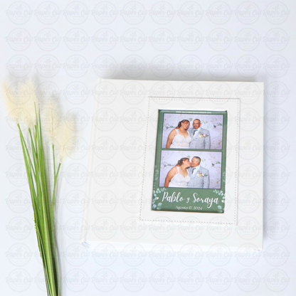 4x6 VERTICAL WHITE Slip-in Album with Keepsake Box