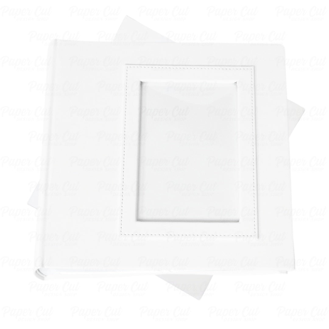 Bulk (Pack of 5 PCS) WHITE VERTICAL 4x6 Slip-in Photo Booth Album with Box Included (Copy)
