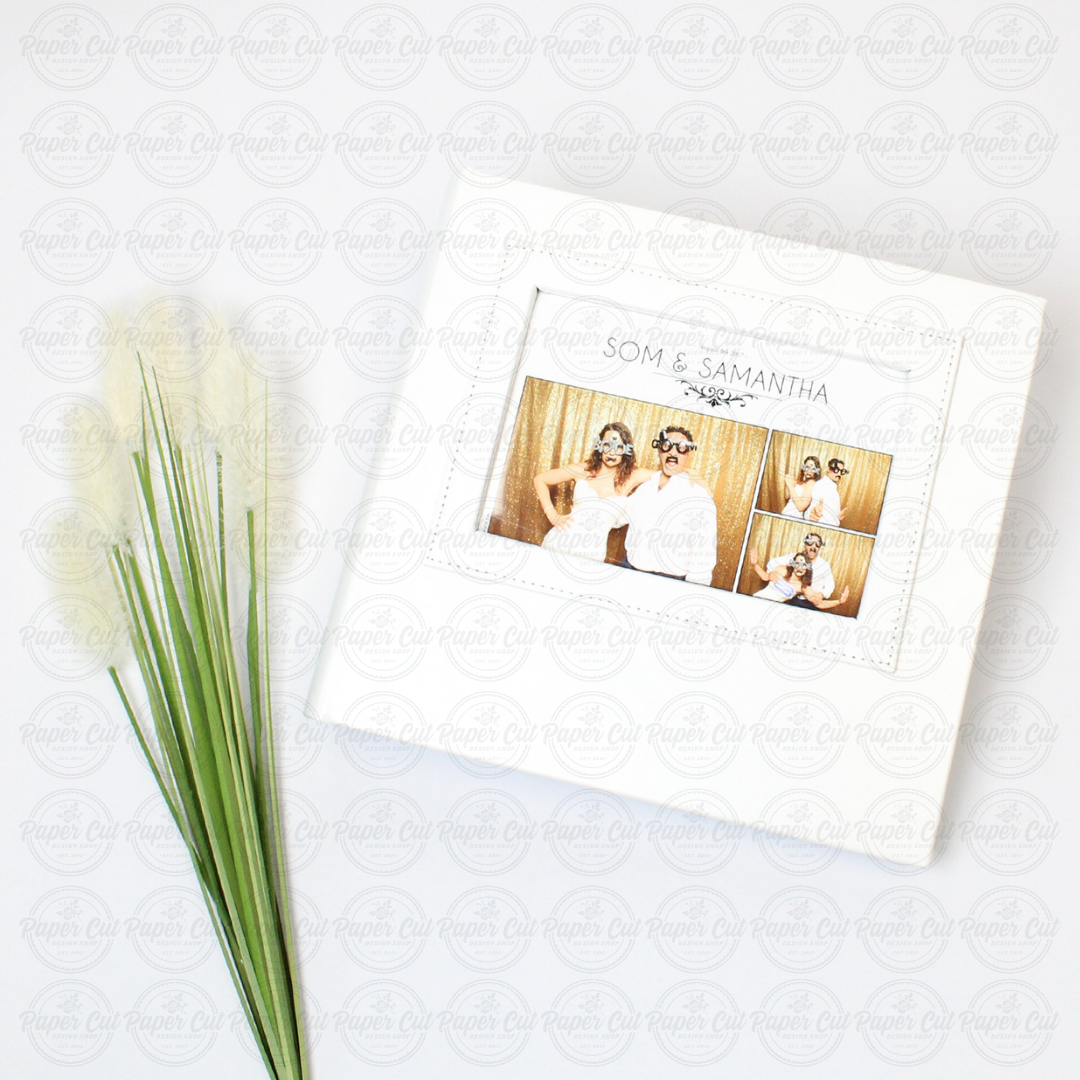 4x6 WHITE Slip-in Album with Keepsake Box