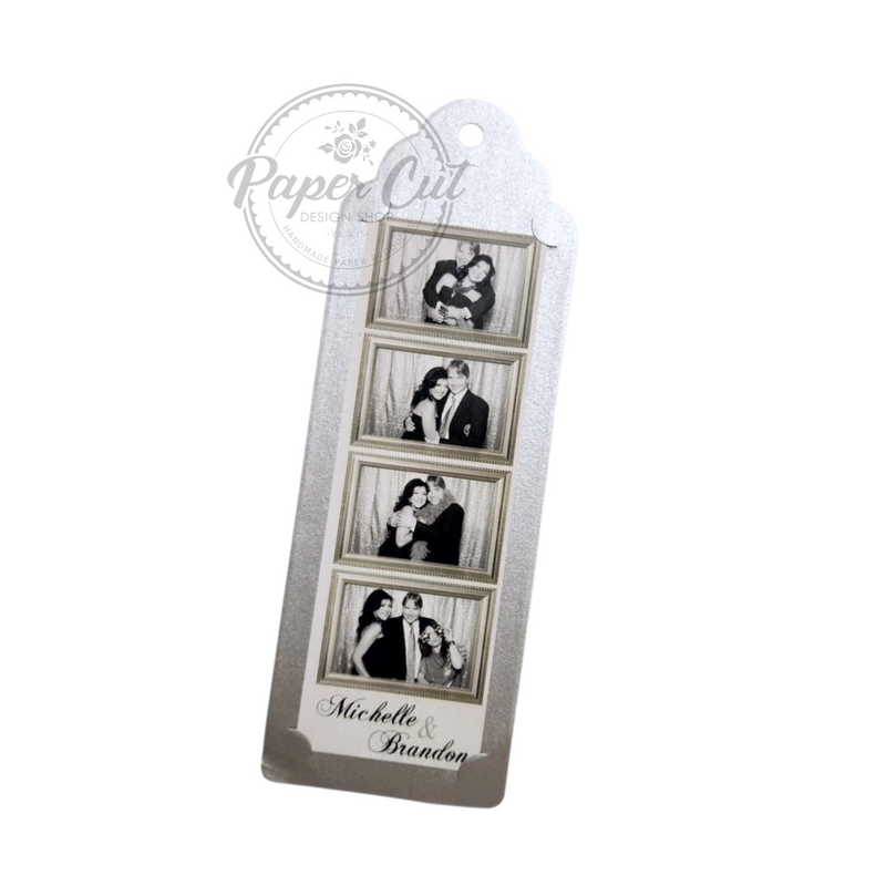 2x6 Photo Booth Photo Bookmark Style Photo Strip Holder with Tassel - Photo Booth Favors