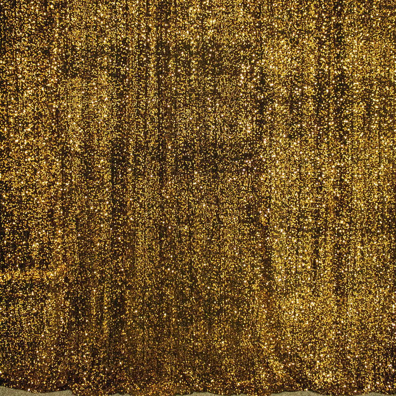 Deluxe Sequins Backdrop Cloth Black and Gold Color with Rod Pocket 10ft wide x 8ft height