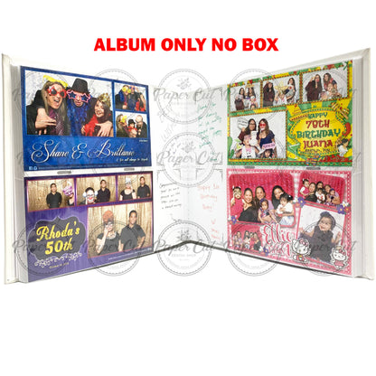 NO BOX Slip in Album 4x6 White (5 PCS)