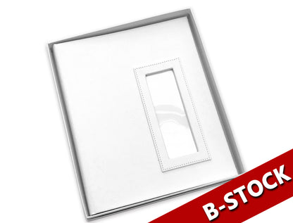 B STOCK Slip in Album 2x6 White (5 PCS)