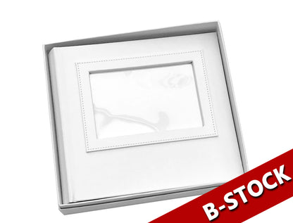 B STOCK Slip in Album 4x6 White (5 PCS)