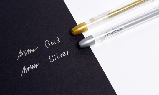 Metallic GOLD Gel Pen - 3 PCS